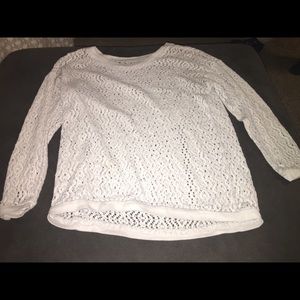 White long sleeve holy shirt